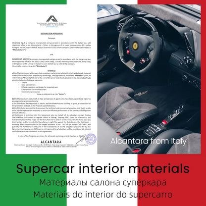 YMW Magnetic ALCANTARA Case for iPhone 16 Pro Max 15 14 13 mini Luxury Business Supercar Interior Same Suede Leather Phone Cover